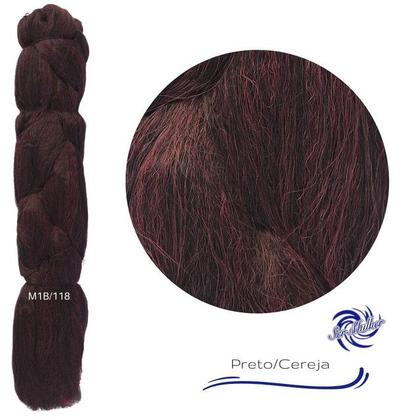 Imagem de Aplique Para Tranças Jumbão Ser Mulher Pacotão 399g Cores Clássicas 65 cm Ideal Para Tranças Box Braids