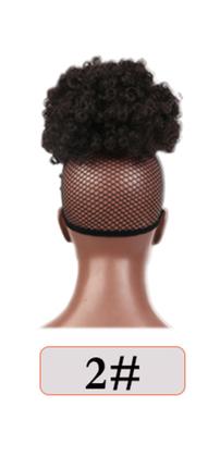 Imagem de Aplique Rabo de Cavalo Afro Puff Encaracolado Com Franja