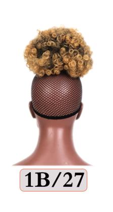 Imagem de Aplique Rabo de Cavalo Afro Puff Encaracolado Com Franja