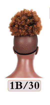 Imagem de Aplique Rabo de Cavalo Afro Puff Encaracolado Com Franja