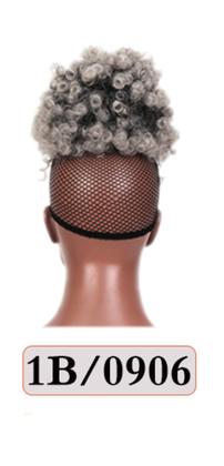 Imagem de Aplique Rabo de Cavalo Afro Puff Encaracolado Com Franja