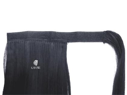 Imagem de Aplique Rabo De Cavalo Com tiras autocolantes + Disfarce - Facil Colocação - Removivel 70 Cm
