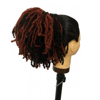 Imagem de Aplique Rabo De Cavalo De Dread Lucs Cacheado Afro Puff