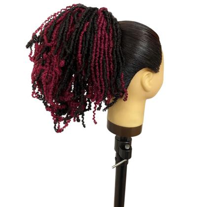 Imagem de Aplique Rabo De Cavalo De Dread Lucs Cacheado Afro Puff