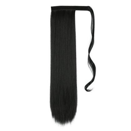 Imagem de Aplique Rabo De Cavalo Liso Alto Colante Fibra Orgânica 70cm - Diversas Cores