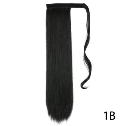 Imagem de Aplique Rabo De Cavalo Liso Fibra Orgânico 65cm