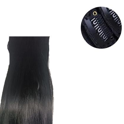 Imagem de  Aplique Tic Tac Extensão Alongamento Cabelos Ondulados Liso