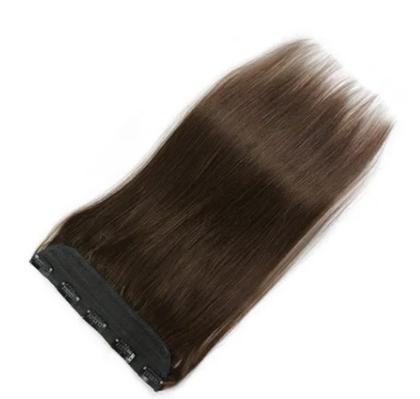 Imagem de Aplique Tic-Tac Identico ao Cabelo Humano 70 cm Castanho Claro Liso - Weng