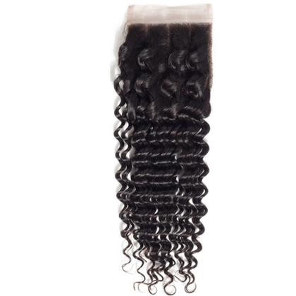 Imagem de Aplique Top Closure Topo Cacheado Cabelo Humano 4x4