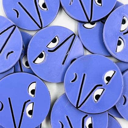 Imagem de Apliques Divertidamente 1pç Redondo Escolha a Emoção