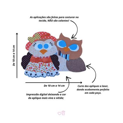 Imagem de Apliques Patchwork Para Artesanato Pano De Prato Bordar - 80 Unidades