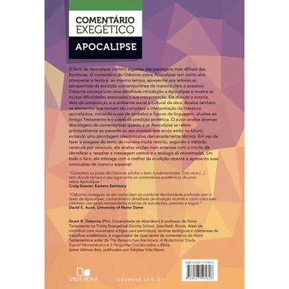 Imagem de Apocalipse - Comentário Exegético, Grant R. Osborne - Vida Nova