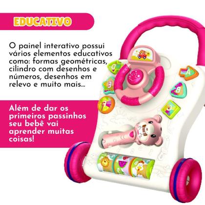 Imagem de Apoiador Infantil Didatico Rosa Zoop Toys