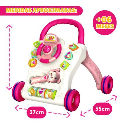 Imagem de Apoiador Infantil Didatico Rosa Zoop Toys