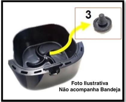 Imagem de Apoio Borracha Airfryer Walita RI9201 RI9252 RI9255 Original