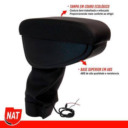 Imagem de Apoio de Braço Argo Cronos 2017 Até 2023 E Strada 2021 Até 2023 C/ Usb