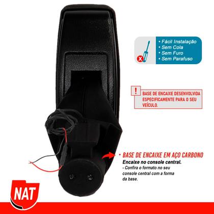 Imagem de Apoio de Braço Argo Cronos 2017 Até 2023 E Strada 2021 Até 2023 C/ Usb