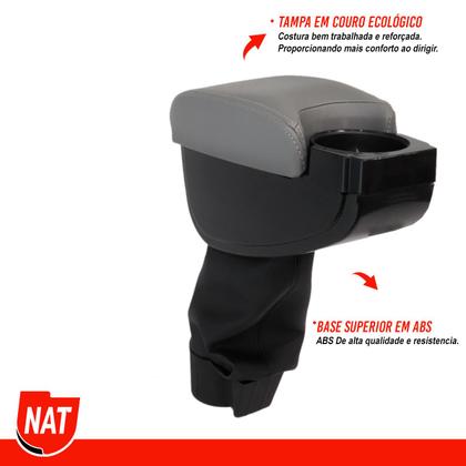 Imagem de Apoio de Braço Argo E Cronos 2017 Até 2023 E Strada 2021 Até 2023 C/ Porta Copo