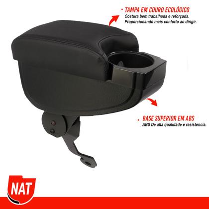 Imagem de Apoio de Braço Celta Ano 2001 Até 2016 E Prisma Ano 2007 Até 2012 C/ Porta Copo