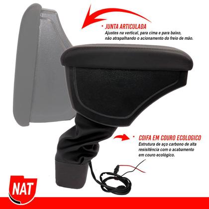 Imagem de Apoio de Braço Cobalt 2012 Até 2019 E Novo Onix 2020 Até 2023 C/ Usb