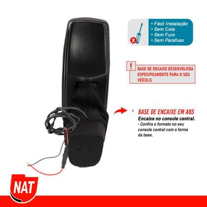 Imagem de Apoio de Braço Cobalt 2012 Até 2019 E Novo Onix 2020 Até 2023 C/ Usb