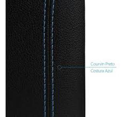 Imagem de Apoio de Braço Cobalt Tecido Cinza com Costura ul