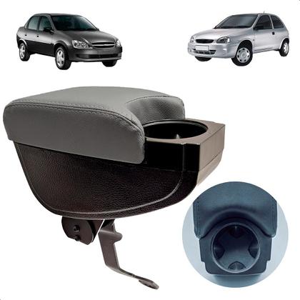 Imagem de Apoio de Braço com Porta Copos para Corsa Wind e Classic 1994 a 2016