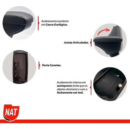 Imagem de Apoio de Braço Corsa Wind E Classic Ano 1994 Até 2016 C/ Porta Objeto