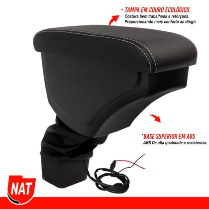 Imagem de Apoio de Braço Encosto Kicks  2016 Até 2023 C/ Usb