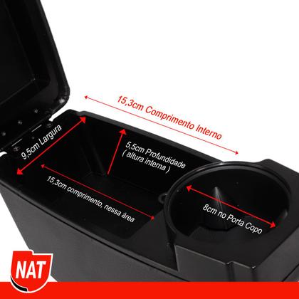 Imagem de Apoio De Braço Encosto Vectra 2009 Até 2011 C/ Porta Copo