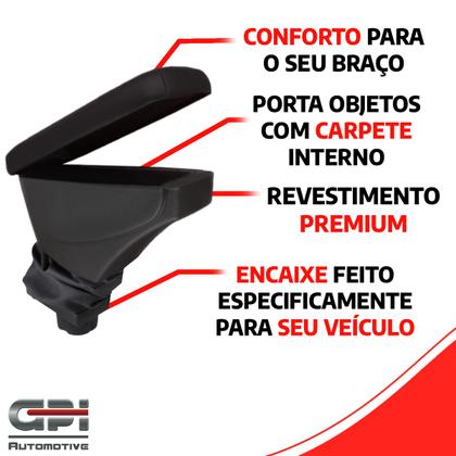 Imagem de Apoio De Braço Fiat Linea Tecido Grafite Sem Costura