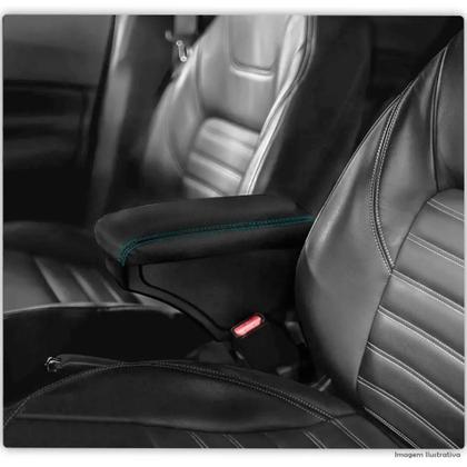 Imagem de Apoio De Braço Onix e Prisma 12 a 18 - Preto Costura em Azul