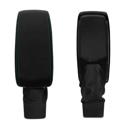 Imagem de Apoio De Braço Onix e Prisma 12 a 18 - Preto Costura em Azul