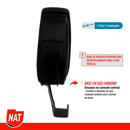 Imagem de Apoio de Braço Palio Siena Strada 1996 Até 2012 E Uno 1984 Até 2012 Suporte Flexível C/ Porta Copo