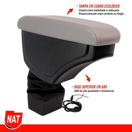 Imagem de Apoio de Braço Polo, Virtus 2018 Até 2024 E Nivus 2024 C/ Usb