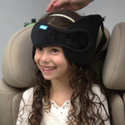 Imagem de Apoio de Cabeça Infantil para Carro Preto Clingo
