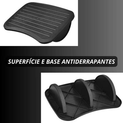 Imagem de Apoio Descanso Base Suporte Ergonômico Para Os Pés - Preto