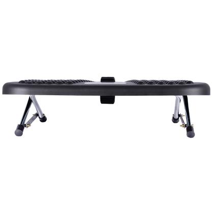 Imagem de Apoio Descanso Para Pés Massageador Ergonomico Com Ajuste de Altura Preto