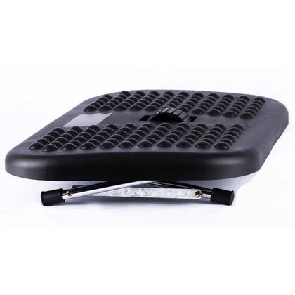 Imagem de Apoio Descanso Para Pés Massageador Ergonomico Com Ajuste de Altura Preto