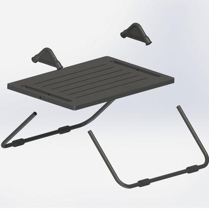 Imagem de Apoio Ergonômico Descanso Para Os Pés C/inclinação Nr17 Multivisão