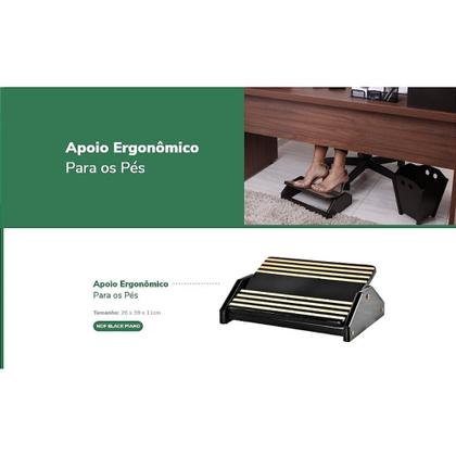 Imagem de Apoio Ergonômico para os Pés MDF - Souza Office - Conforto e Ergonomia
