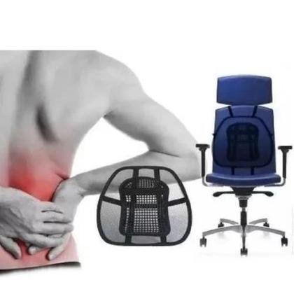Imagem de Apoio Lombar com Tela Respirável , Suporte Ergonômico para Costas