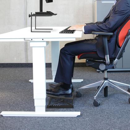 Imagem de Apoio Para Os Pés Ergonômico Com Regulagem de Altura (6 Níveis)