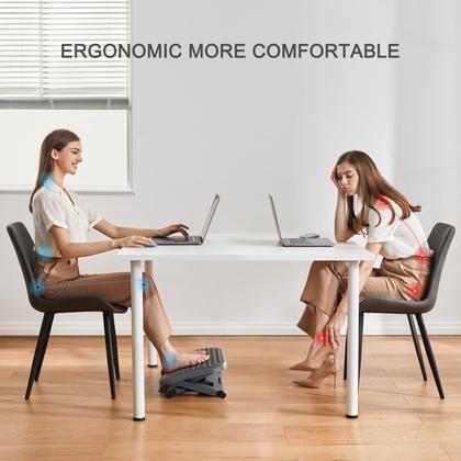 Imagem de Apoio para os pés HUANUO, massagem ajustável de 3 alturas com inclinação de 30