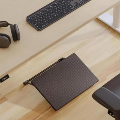 Imagem de Apoio Para Pés Emborrachado Slide Preto Reliza