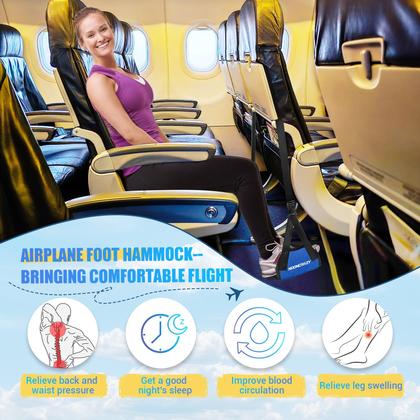Imagem de Apoio para pés NOONCRAZY Airplane Foot Hammock, alça ajustável