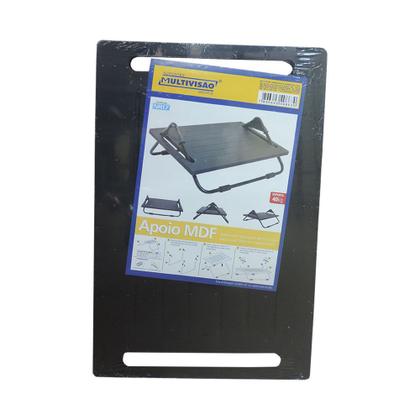 Imagem de Apoio Para Pés Regulável em Mdf Multivisão Preto