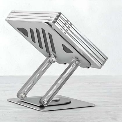 Imagem de Apoio para Tablet Dobrável Laptop até 17 Polegadas Resistente Ergonômico Articulado Portátil Mesa