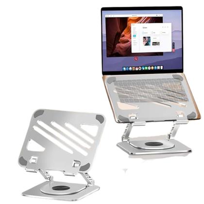 Imagem de Apoio para Tablet Dobrável Laptop até 17 Polegadas Resistente Ergonômico Articulado Portátil Mesa