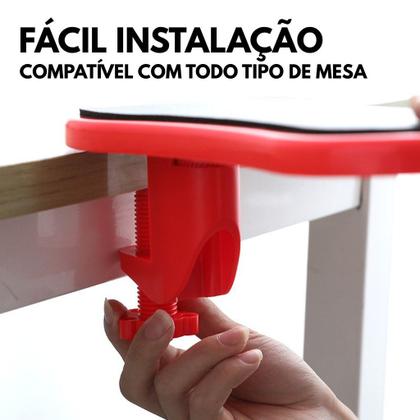 Imagem de Apoio Pra Braço Compatibilidade Universal Escritório Homeoffice 180 Trabalho Estudos Jogos